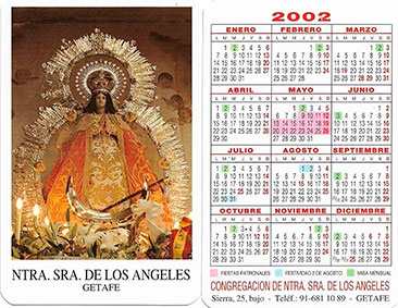 Calendario 2002